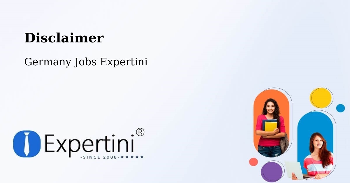 Disclaimer – Schwabmünchen - Germany Jobs Expertini